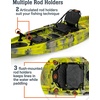 image:imageBKC Brooklyn 115 Pro SitonTop Single Fishing Kayak 550 lbArmy
